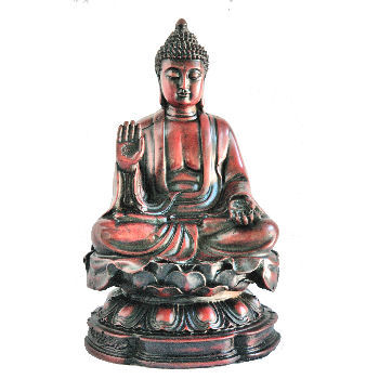 Large Buddha on Lotus wood looking RB-800R